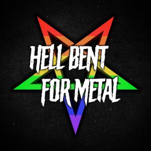 cover art for hell bent for metal podcast