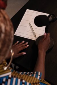 Jotting down your podcast ideas and planning your podcast's format